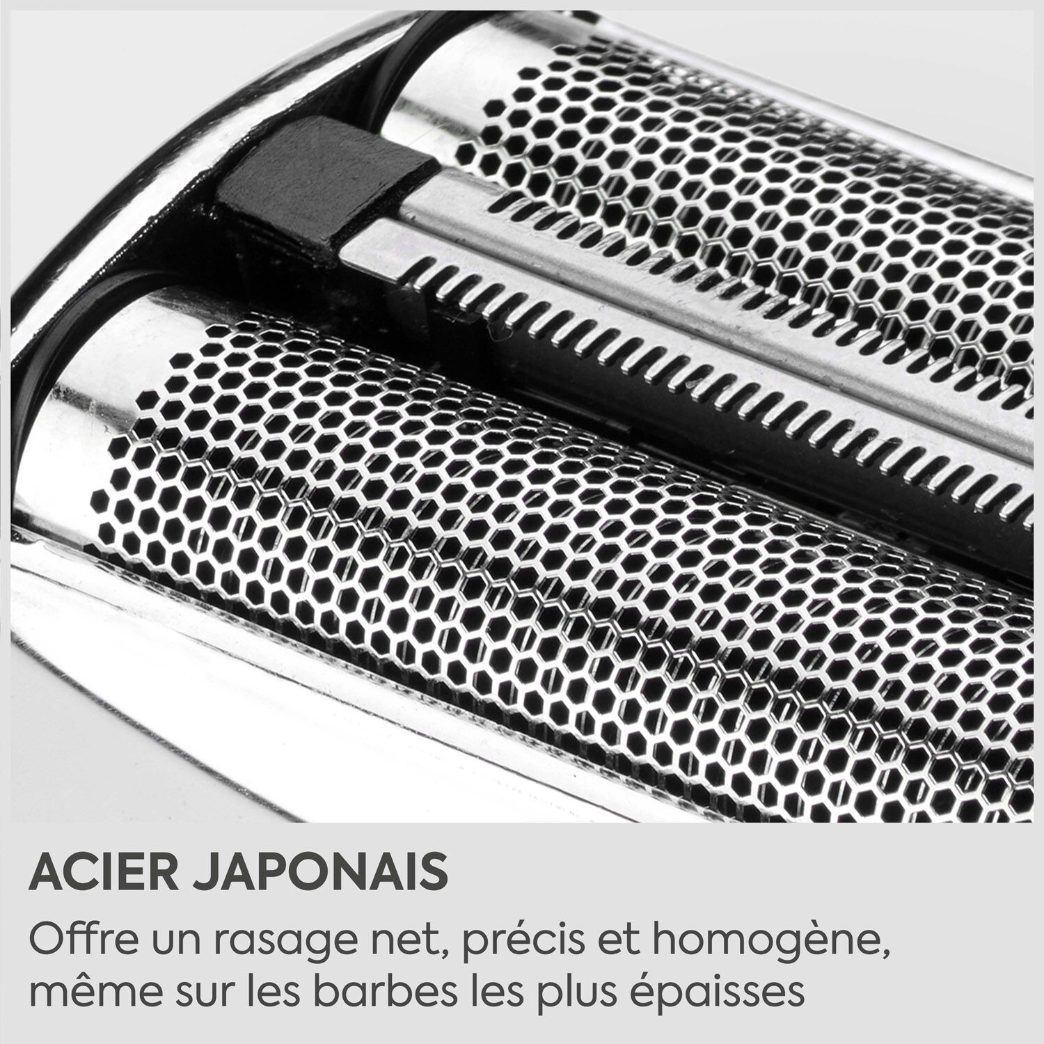 Rasoir &eacute;lectrique &agrave; double grille Super-X Metal (Silver Edition)